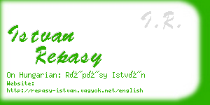 istvan repasy business card